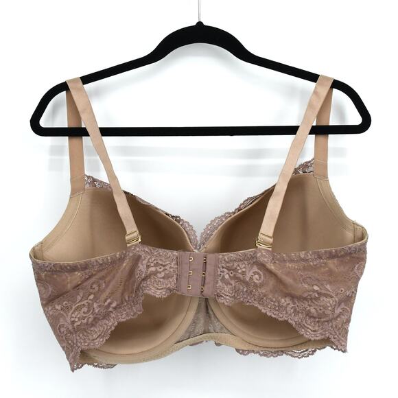 ThirdLove 24/7 Lace Balconette Bra 40G Mocha Brown - Picture 2 of 4